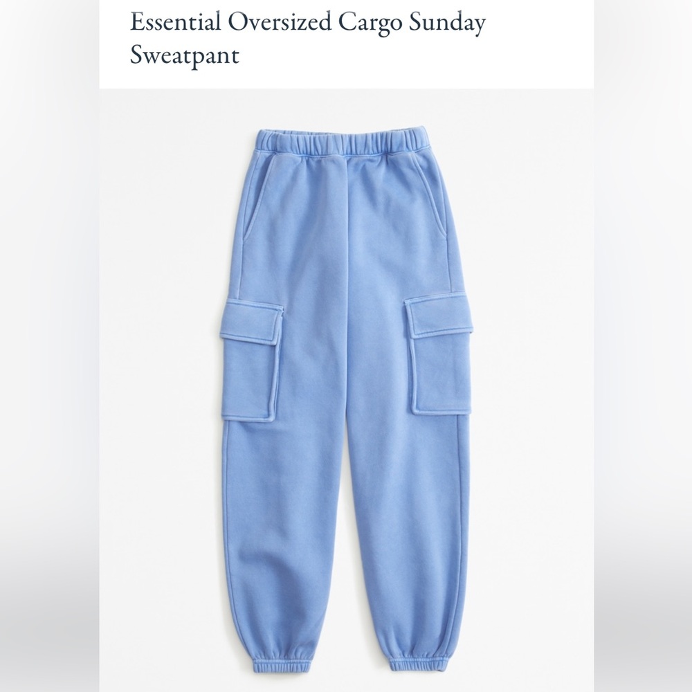 NWT! Essential Oversized Cargo Sunday Sweatpant